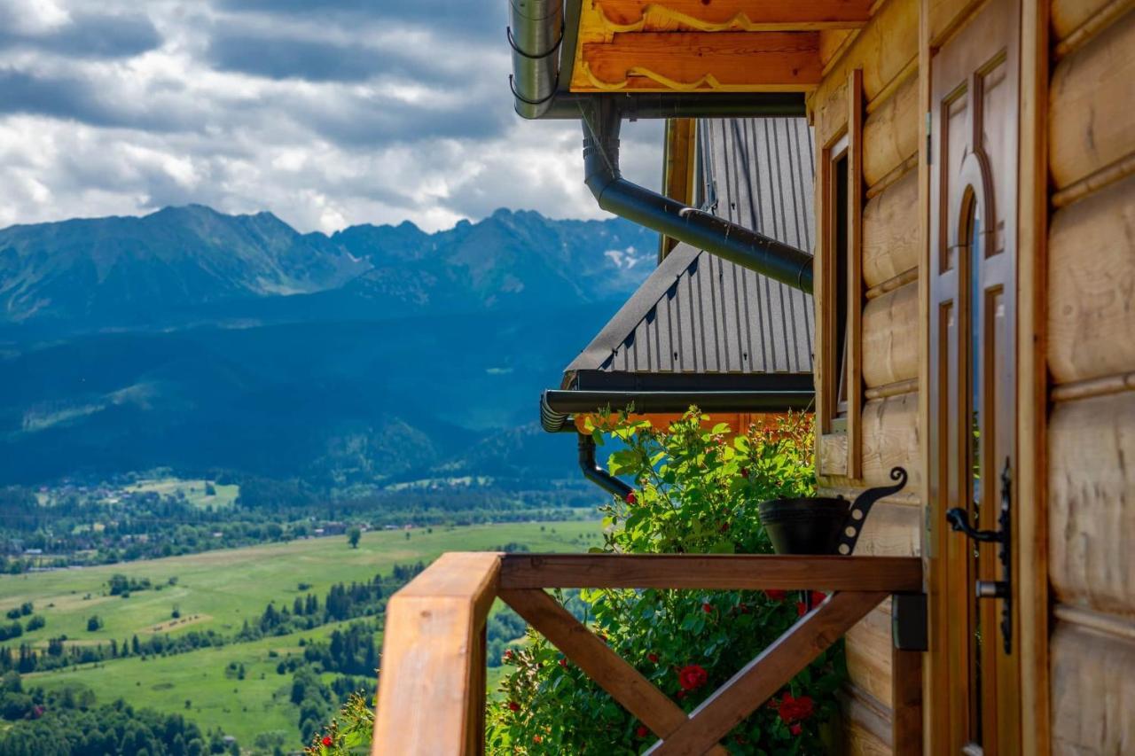 Domki Widokowe Wooden Luxury Chalet & Jacuzzi Zab Kültér fotó