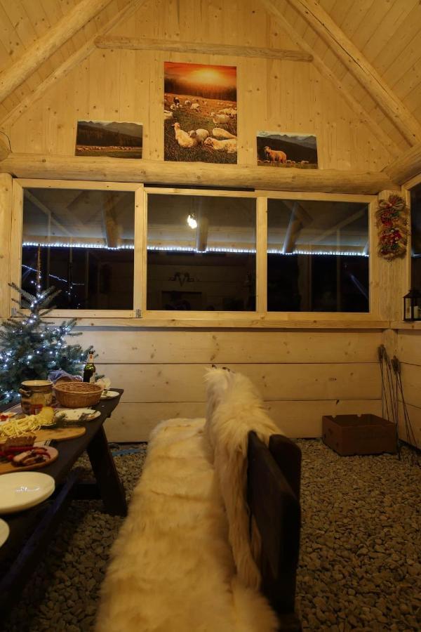 Domki Widokowe Wooden Luxury Chalet & Jacuzzi Zab Kültér fotó