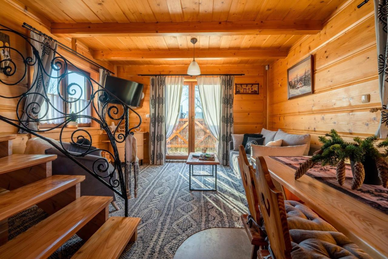 Domki Widokowe Wooden Luxury Chalet & Jacuzzi Zab Kültér fotó