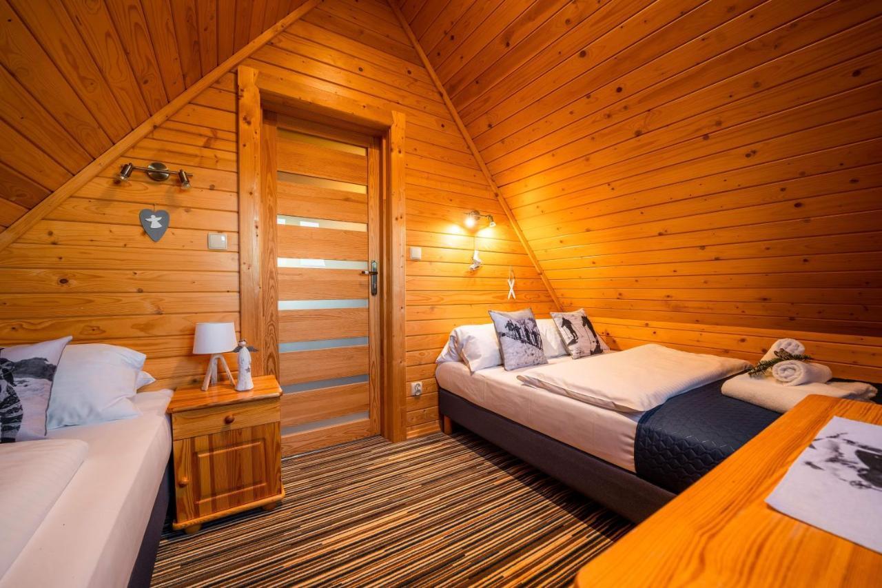 Domki Widokowe Wooden Luxury Chalet & Jacuzzi Zab Kültér fotó
